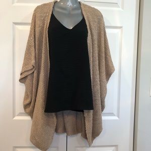 Bluivy Tan Kimono Style Sweater